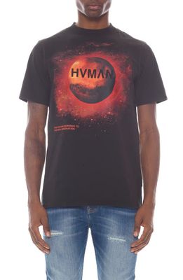 HVMAN Mars Graphic Tee in Black