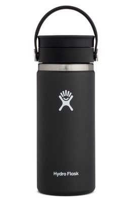Hydro Flask 16-Ounce Coffee Flask with Flex Sip Lid in Black