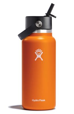 Hydro Flask 32-Ounce Wide Mouth Water Bottle with Straw Lid in Mesa