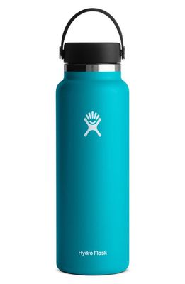 Hydro Flask 40-Ounce Wide Mouth Cap Water Bottle in Laguna