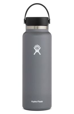 Hydro Flask 40-Ounce Wide Mouth Cap Water Bottle in Stone