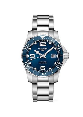 HydroConquest 41MM Stainless Steel Bracelet Watch