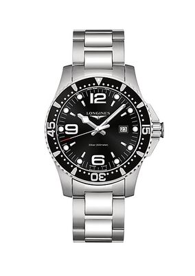 HydroConquest 44MM Quartz Stainless Steel Bracelet Watch