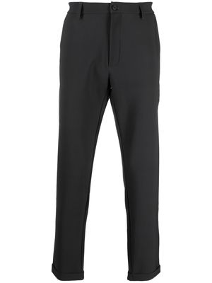 Hydrogen patterned-jacquard straight-leg trousers - Grey