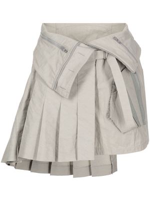 Hyein Seo high-waisted pleated skirt - Grey