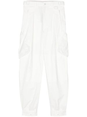 Hyein Seo pleated cargo trousers - White