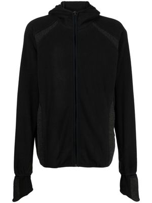 Hyein Seo zip-up fleece jacket - Black