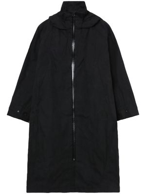Hyein Seo zipped hooded parka coat - Black