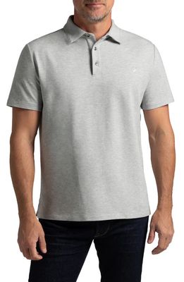 Hypernatural El Capitán Classic Fit Supima® Cotton Blend Piqué Golf Polo in Grey Heather 