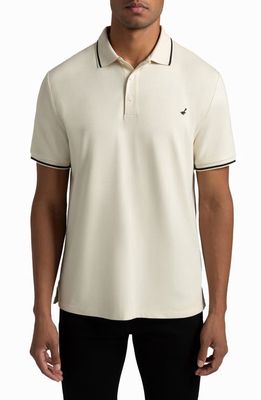 Hypernatural Matterhorn Supima® Cotton Blend Polo in Bone White