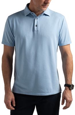 Hypernatural Pinehurst Classic Fit Cotton Blend Golf Polo in Blue Jay