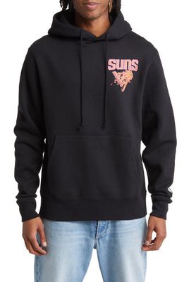 HYPLAND NBA Phoenix Suns Flaming Graphic Hoodie in Black
