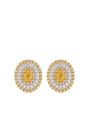HYT Jewelry 18kt gold diamond stud earrings