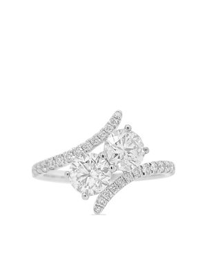 HYT Jewelry platinum white diamond ring - Silver