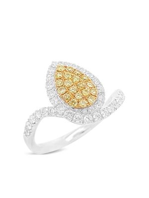 HYT Jewelry platinum yellow and white diamond ring - Gold