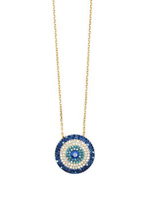 Hzmer Jewelry crystal-embellished delicate necklace - Gold