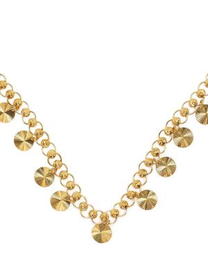 Hzmer Jewelry gold-plated charm necklace