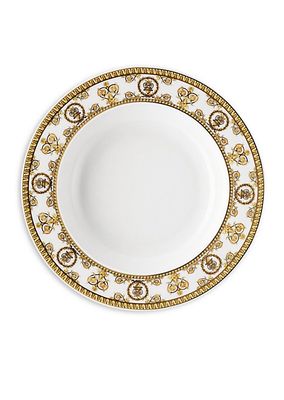 I Love Baroque Bianco Rim Soup Plate