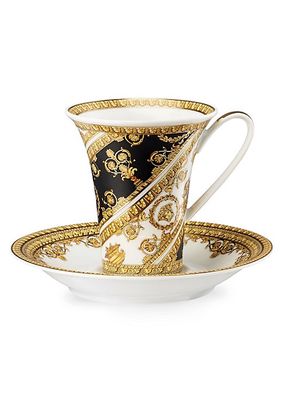 I love Baroque Porcelain Coffee Cup and Saucer