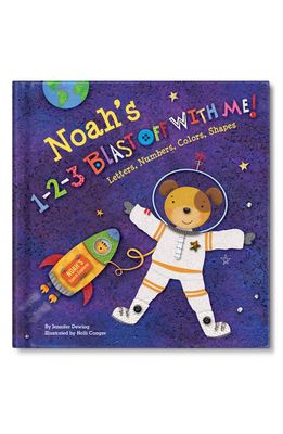 I See Me! '1-2-3 Blast Off with Me' Personalized Book in Blue