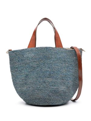 IBELIV Mirozy raffia tote bag - Blue