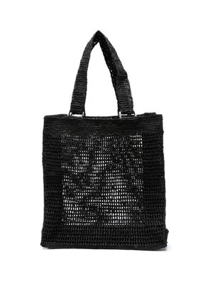 IBELIV raffia tote bag - Black