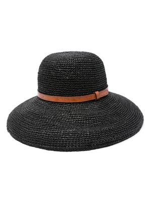 IBELIV Rova raffia hat - Black