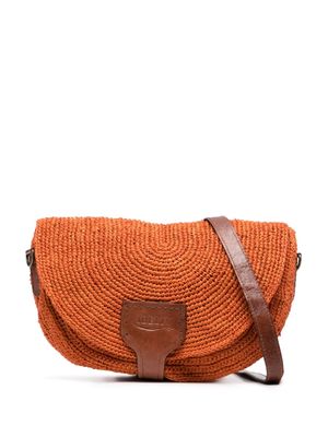 IBELIV Tiako raffia crossbody bag - Orange