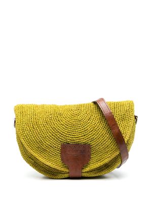 IBELIV Tiako raffia crossbody bag - Yellow