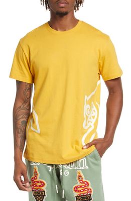 ICE CREAM Chase Graphic Tee in Yolk Yellow