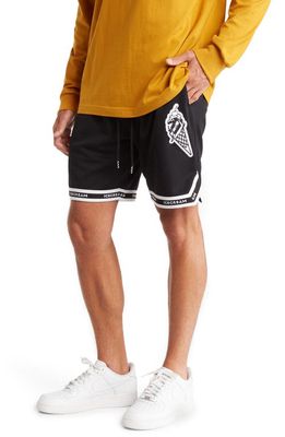 ICE CREAM Men's Dunkaroos Mesh Athletic Shorts in Black