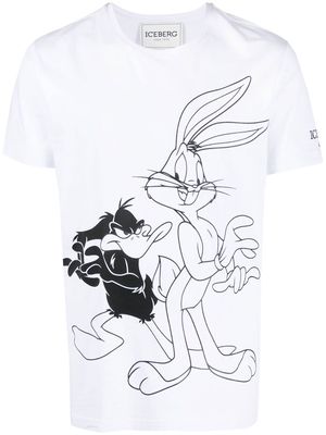 Iceberg Bugs Bunny cotton T-Shirt - White
