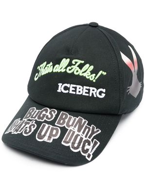 Iceberg Bugs Bunny logo baseball cap - Black