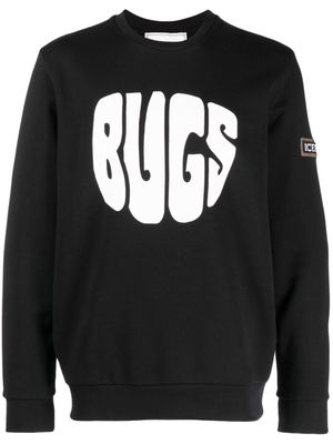 Iceberg Bugs Bunny print cotton sweatshirt - Black