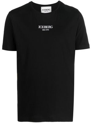 Iceberg cartoon-print short-sleeve T-shirt - Black