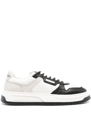 Iceberg contrast-panel leather sneakers - White