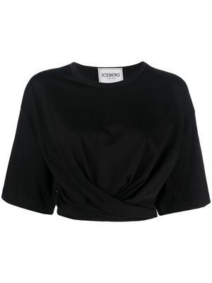 Iceberg cross-over detail top - Black