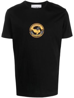 Iceberg Daffy Champions cotton T-shirt - Black