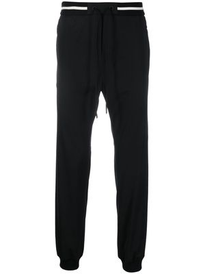 Iceberg drawstring-waist track pants - Black