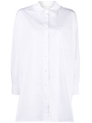 Iceberg embroidered-logo cut-out shirt - White