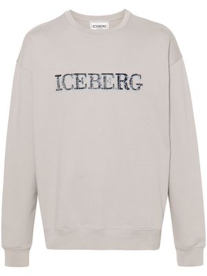 Iceberg embroidered-logo sweatshirt - Neutrals