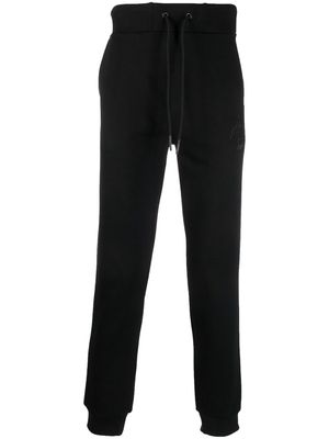 Iceberg embroidered-logo tapered trousers - Black