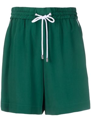 Iceberg high-waist short shorts - Green