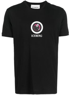 Iceberg Popeye-print short-sleeve T-shirt - Black