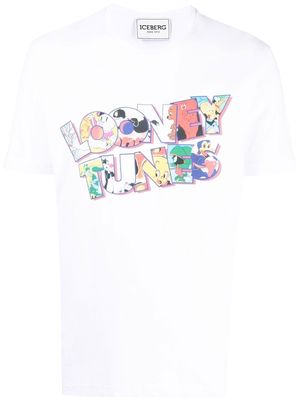 Iceberg slogan-print short-sleeved T-shirt - White