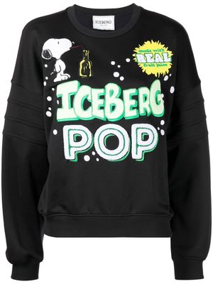 Iceberg Snoopy Pop crewneck sweatshirt - Black