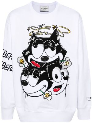 Iceberg x Felix the Cat cotton T-shirt - White