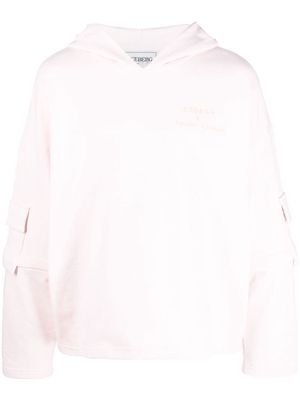 Iceberg x Kailand O. Morris cargo-pocket hoodie - Pink
