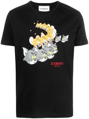 Iceberg x Looney Tunes cartoon-print cotton T-shirt - Black