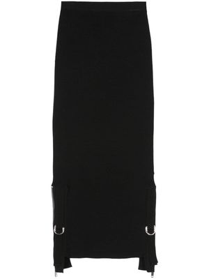 Iceberg zip-detailing pencil skirt - Black